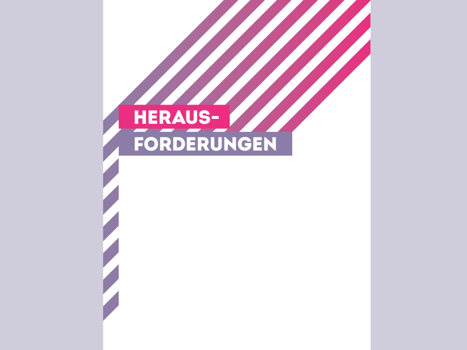Titelbild Jahresbericht 2024 – Herausforderungen